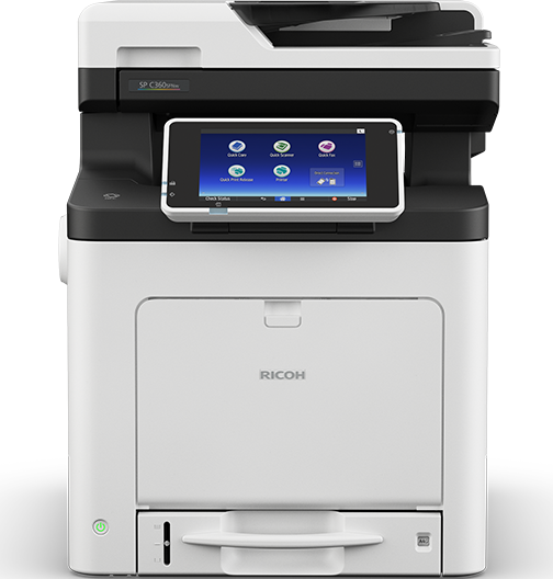 SP C360SFNw Color LED Multifunction Printer Get an affordable MFP that delivers professional color quality