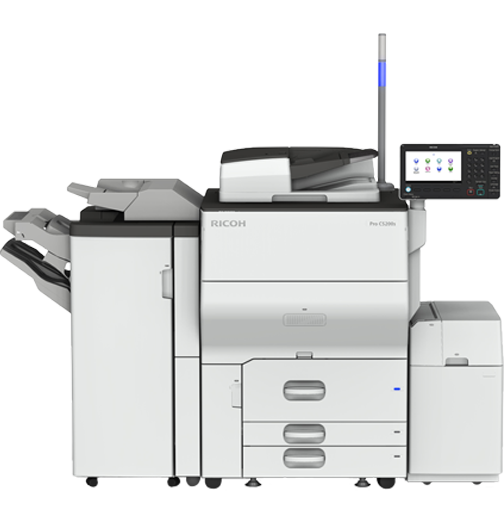 Pro C5200s Color Laser Production Printer Keep work in-house for more productive printing