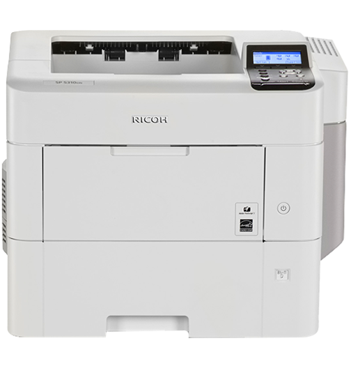 SP 5310DN Black and White Laser Printer High-speed performance meets low-maintenance convenience