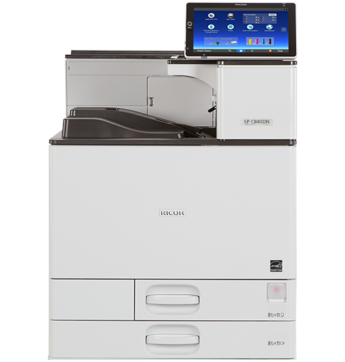 SP C840DN Color Laser Printer Turn light production into a heavy advantage