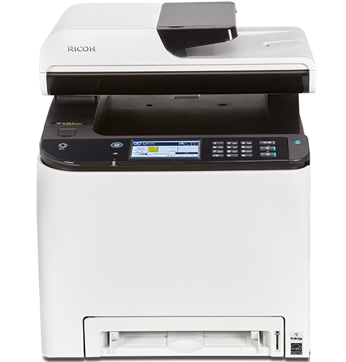 SP C261SFNw Color Laser Multifunction Printer Discover reliable multifunction performance at an affordable price