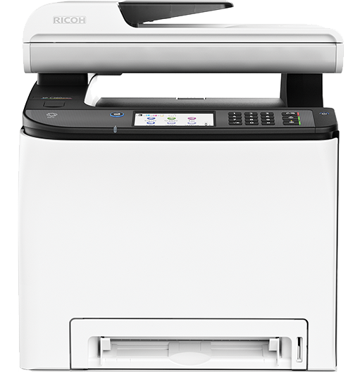 SP C262SFNw Color Laser Multifunction Printer Get big results with a compact MFP