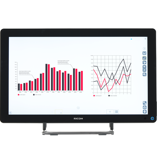 D3210BK with Business Controller Interactive Whiteboard Collaborate securely in small groups