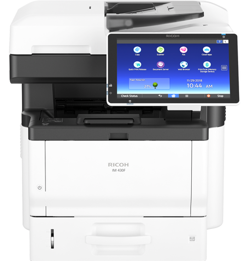 IM 430F Black and White Multifunction Printer Make productivity the perfect fit