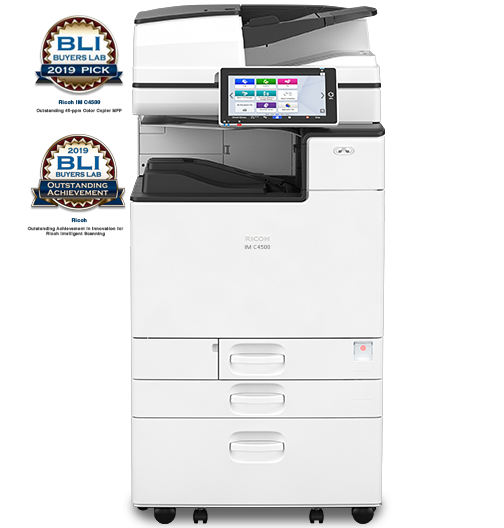 IM C4500 Color Laser Multifunction Printer Upgrade your workflows with speed and new technologies