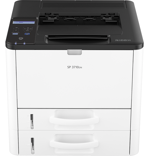 SP 3710DN Black and White Laser Printer Extend print productivity on a limited budget